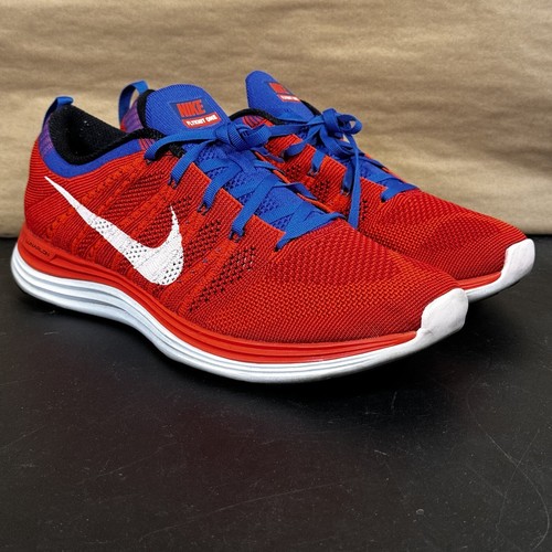 Nike Flyknit Lunar 1+ Orange 2013 - SIZE 11.5 SUPREME JORDAN DUNK ASSC - Picture 2 of 17