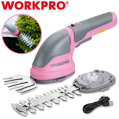 2 in 1 Handheld Cordless Grass Shear & Shrubbery Trimmer Electric Hedge Trimmer - Picture 8 of 9