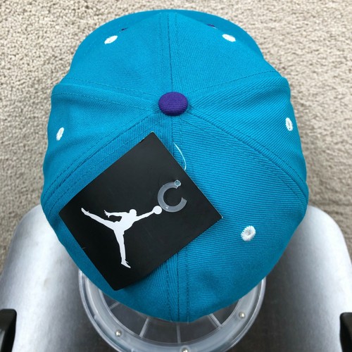 Charlotte Hornets Hat Cap Fitted 7 1/4 Blue Jordan Nike NBA Basketball w/ Tags - Picture 6 of 10
