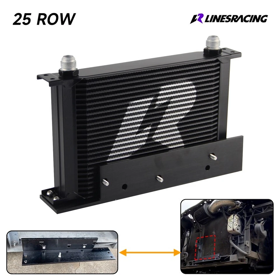 24 Row Core Oil Cooler Kit Bolt On For Nissan Z33 03-08 350Z FAIRLADY 370Z Z34  Foto 4 de 4