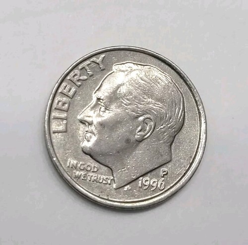 1996-P Roosevelt Dime Double Strike Error - Picture 3 of 17