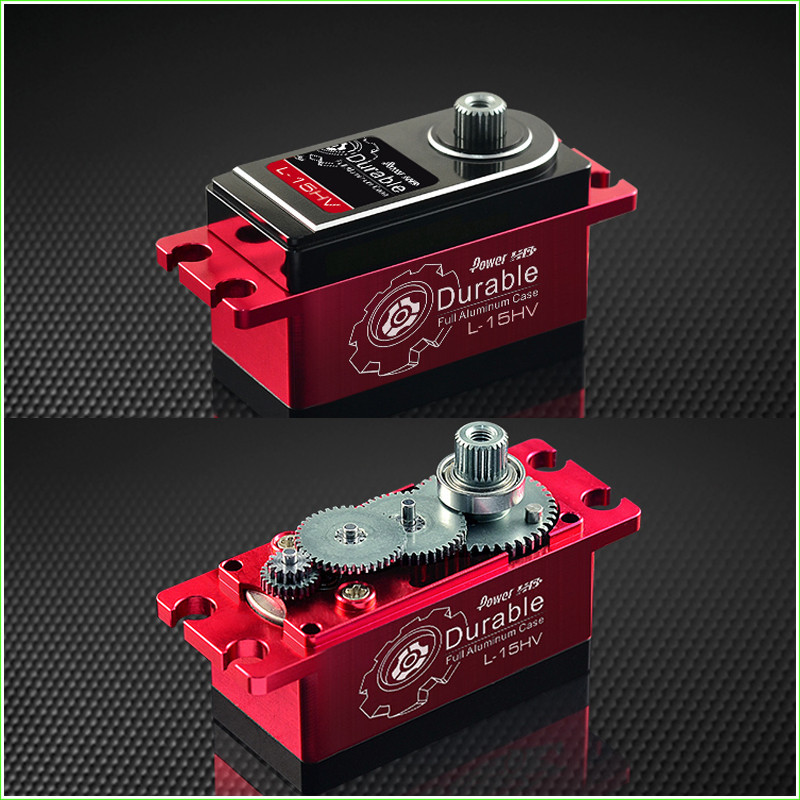 Power HD L-15HV Aishen corto Full Metal Cuerpo Digital Servo Aceite Eléctrico en movimiento Power HD L-15HV Aishen corto Full Metal Cuerpo Digital Servo Aceite Eléctrico en movimiento