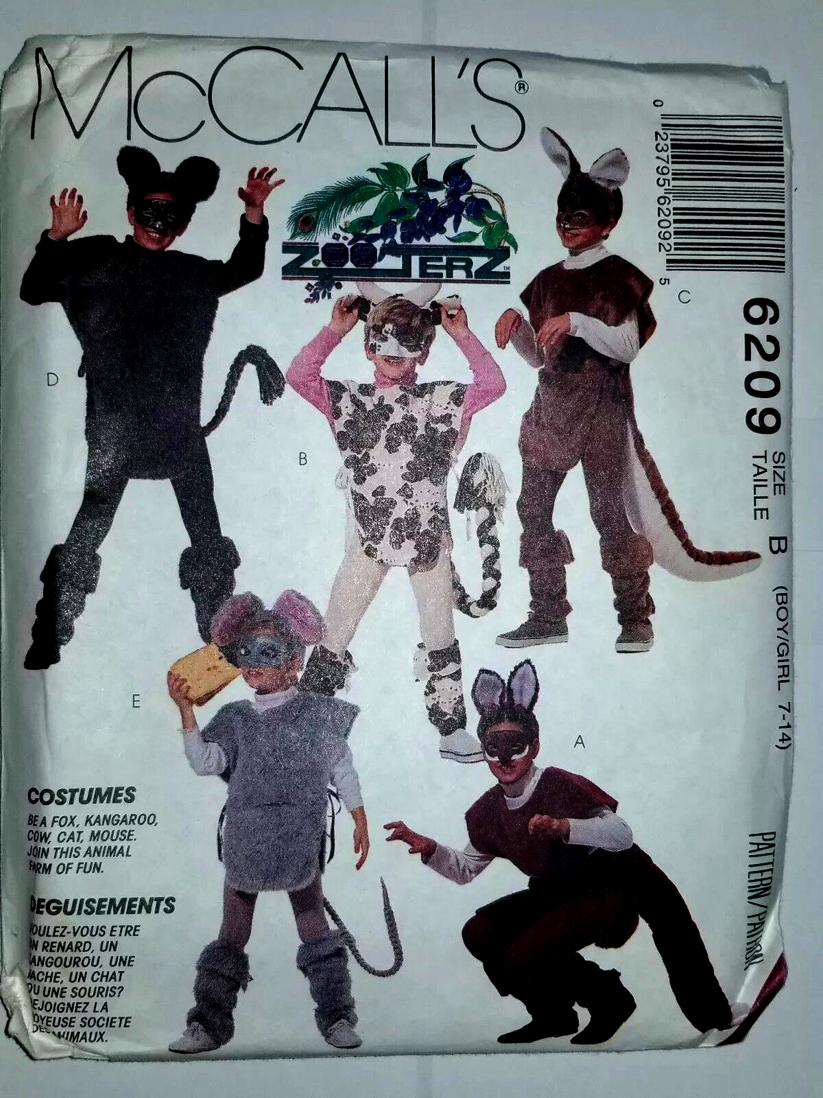 kangaroo costume sewing pattern