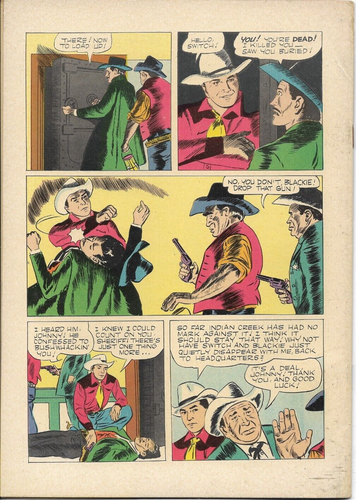 Johnny Mack Brown #645 Dell Four Color Comic 1955 FN- - Picture 2 of 2