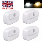 1/2/4X Motion Sensor Light Indoor LED Night Stick on Nightlight Battery Operated