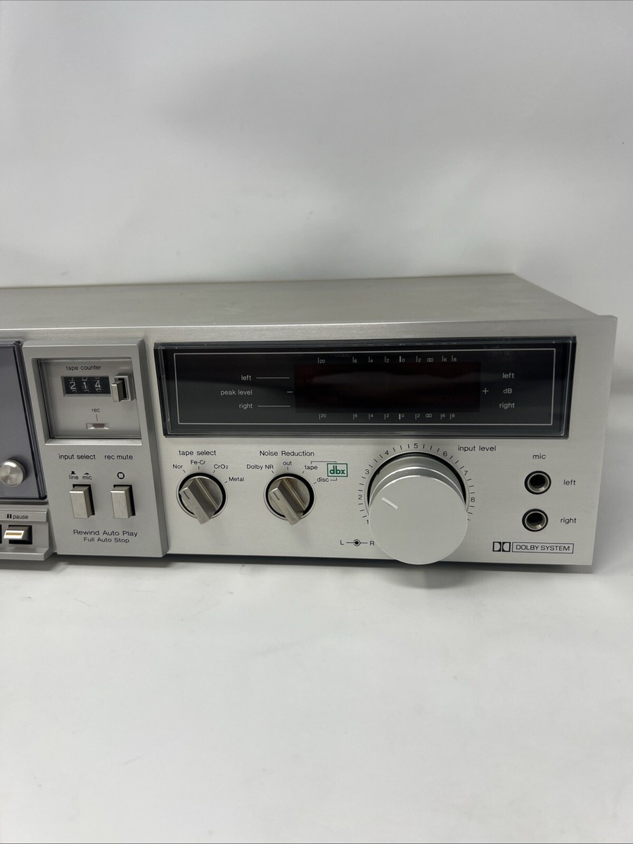 Vintage Technics RS-M240X Stereo Cassette Deck - POWERS ON