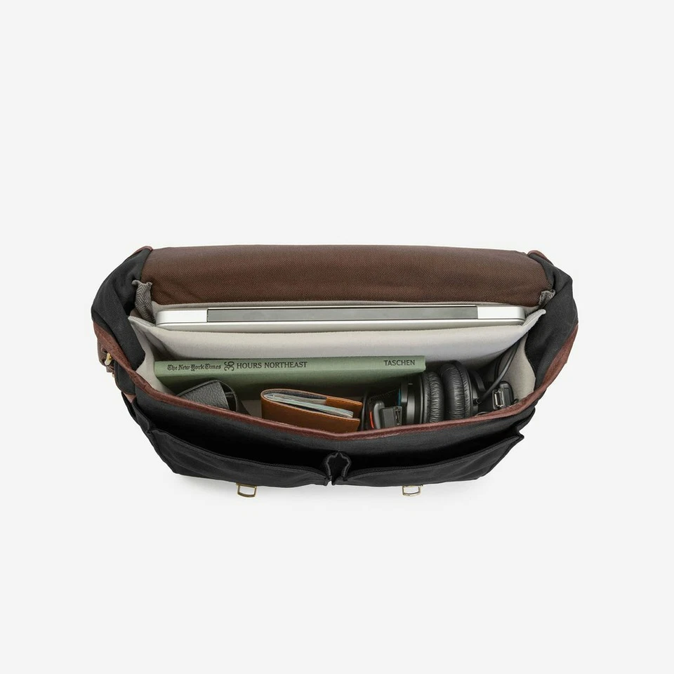 Bolso para cámara de lona ONA Brixton negro-GRATIS Ona Kyoto muñeca con compra Foto 3 de 4