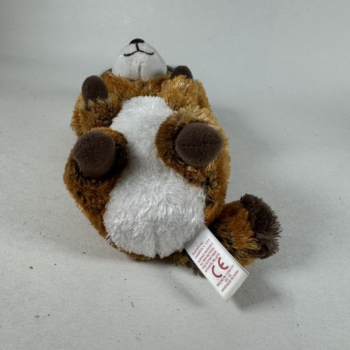 Ty Beanie Boos Plush Rusty Raccoon 6" 2018 Brown Glitter Eyes Stuffed Animal - Picture 5 of 10