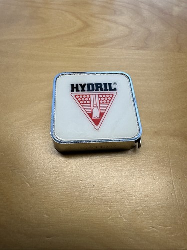Vtg Barlow Advertising Mini Tape Measure HYDRIL Houston TX Blowout Preventer Co. - Picture 2 of 8
