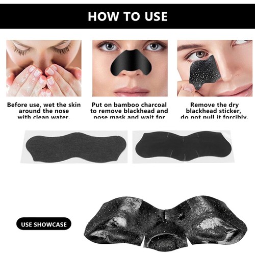 up 50pcs Nose Pore Strips Blackhead Removal Unclog Pores Smooth Deep Cleansing - Picture 5 of 6