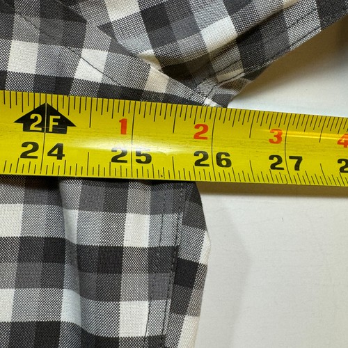 Nordstrom Wrinkle Free Smart Care Cotton Regular Men Size XL Check Casual Shirt - Picture 8 of 15