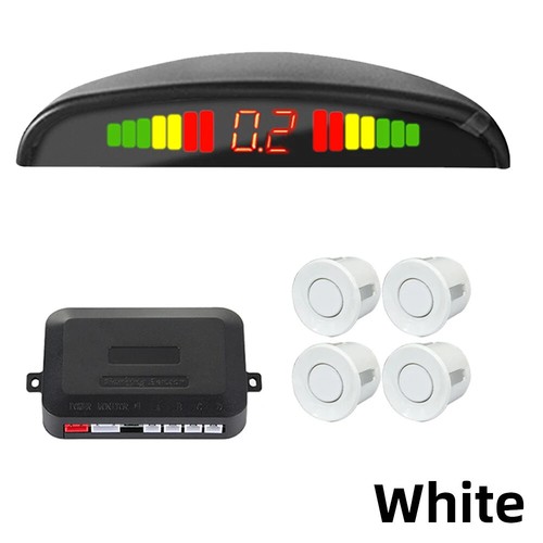 Car Parking Sensors Parking Kit 22mm 4 Sensors LED Display Backup Radar 12V - Picture 10 of 16