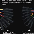Audiophile 8 Channel Snake Cable Male to Female 3 Pin XLR Balanced Audio Cord