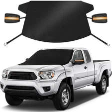 For GMC Windshield Snow Cover Frost Guard Ice Protector with Side Mirror Cover