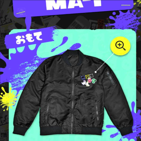 サントリー × スプラトゥーン 3 オリジナルデザインMA-1