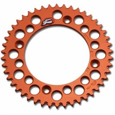 Renthal Rear Grooved Sprocket for 14-16 KTM 200 XC/XC-W - Orange 520-49P