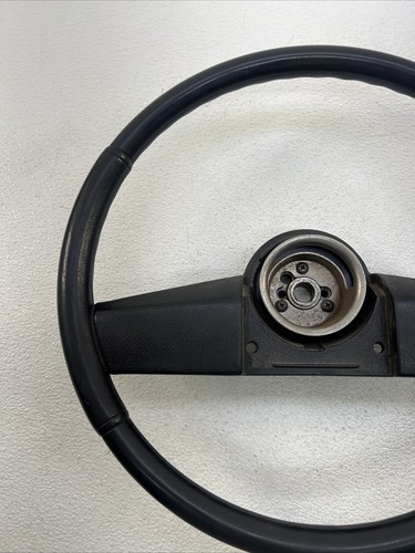82-85 Chevy S-10 Blazer & More Molded Rubber Steering Wheel OEM Black - Picture 7 of 12