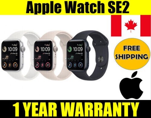 Apple Watch SE2 - 40/44mm - GPS + Cellulaire / GPS - Débloqué - Smartwatch - Très bon état - Photo 1 sur 11