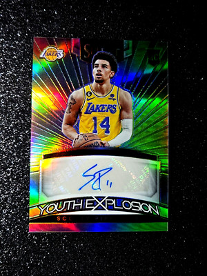 2022-23 Panini Select Youth Explosion Scotty Pippen Jr. Prizm Auto RC #YES-SPJ