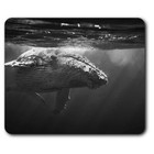 Rectangle Mouse Mat BW - Whale Ocean Sea Wild Animal Whales  #43419