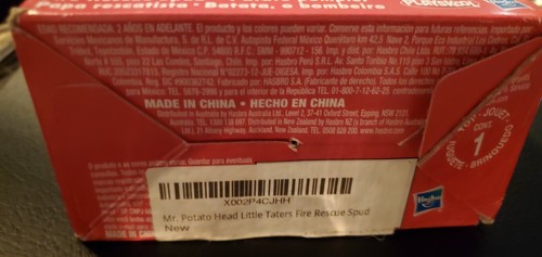 MR POTATO HEAD LITTLE TATERS FIRE RESCUE SPUD - PS - HASBRO *Open Box w damage* - Picture 2 of 4