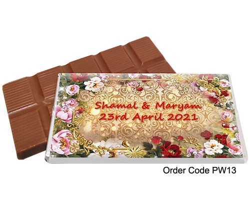 50 Personalised Chocolate Wedding Favours 100s Of Designs OR Your Own Photo/Logo - Picture 6 of 24