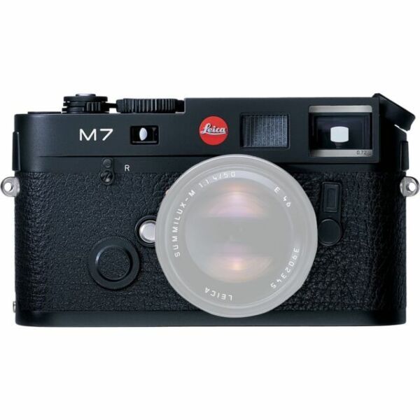 Leica M7 0.72 35mm Rangefinder Film Camera - Black (10503) for 