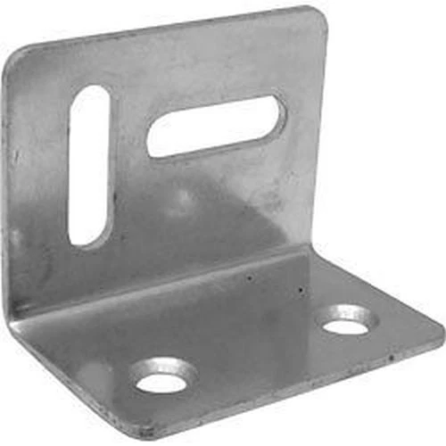 IRONMONGERY WORLD 10 X STRETCHER PLATE ANGLE BRACKET ZINC 38mm