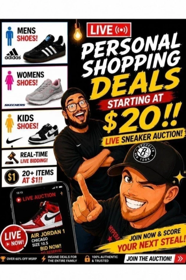 $20⬆️PERSONAL SHOPPING DEALS!! NIKES, ADIDAS, PUMA & MORE!!
