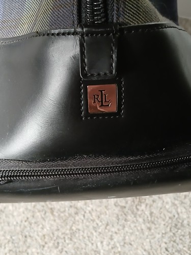 Vintage Ralph Lauren Tartan Rolling Duffle Bag Koffer Handgepäck kariert Gepäck - Bild 6 von 22