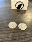 2 Coin Lot 90% Silver 1964 Kennedy Silver Dollars