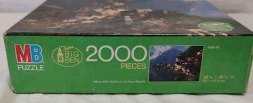 VTG MB Super Big Ben 2000 Piece Jigsaw Puzzle -Hallstatt, Austria 4565-10 SEALED - Picture 3 of 8