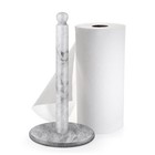 Marble Paper Towel Holder - White 12-inch Paper Towel Holder Countertop - Pap...