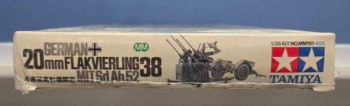 Tamiya German 20mm Flakvierling 38 Anti-Aircraft 1:35 Kit MM191 Sealed Box - Picture 2 of 2
