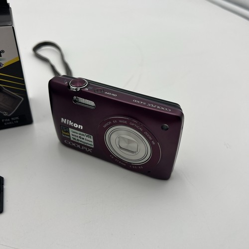 ⭐️ Nikon COOLPIX S4300 White 16.2MP Digital Camera Plum Purple Bundle ⭐️ - Picture 5 of 13