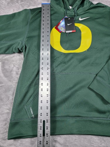 Oregon Ducks Sudadera con Capucha Para Hombres XL Verde Nike Calce Térmico Pullover Nuevo con Etiquetas - Imagen 11 de 11