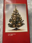 Vtg. NEW Silvestri 2 Ft. Lighted Tree White Lights Green Tree