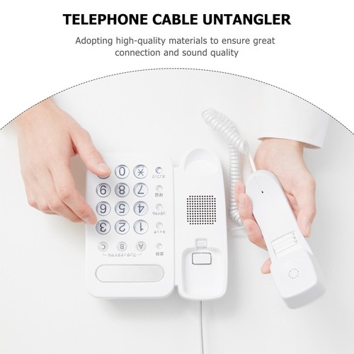 2 Pcs Anti-Wickelvorrichtung Für Telefonleitungen Entwirrer Telefonkabel - Zdjęcie 7 z 12