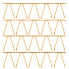  24pcs Wired Christmas Bows: Flocking Ribbon Bow Ornaments for Xmas Tree & Door