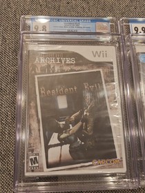 Nintendo Wii Resident Evil Archives RE One & Castlevania Judgment CGC Graded