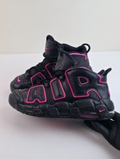 Auténticas Nike Youth Air More Uptempo Juvenil Negro/Rosa Talla 6.5 Mujer