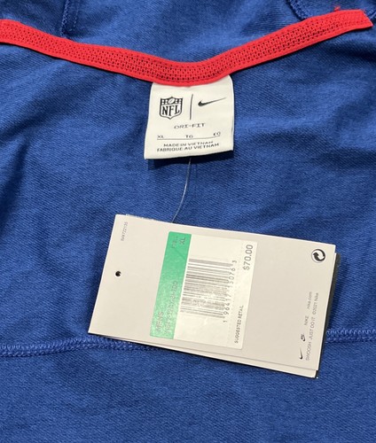 Nike New York Giants Lightweight Hoodie Men’s XL Blue Polyester NEW - Picture 4 of 4
