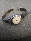 Vintage 1950s Women's US TIME / TIMEX Silver Tone Mechanical Watch, Runs, 23mm