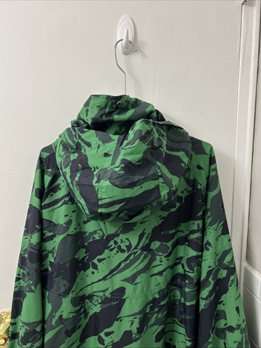 Nike Jacket Men 3XL Green Black Michigan Spartans Anorak 1/2 Zip Hooded Pullover - Picture 11 of 13