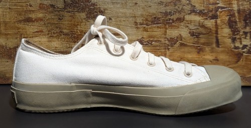 Zapatillas bajas The Hill-Side hechas en Japón para hombre de lona marfil talla 6 de EE. UU. - Imagen 6 de 19