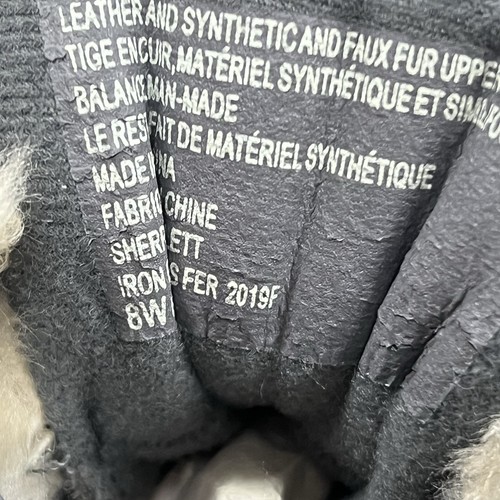 Earth Origins Boots Suede Leather Flux Fur Upper Ankle Booties Womens 8W Gray - Picture 9 of 10