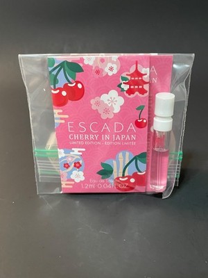 ESCADA  CHERRY IN JAPAN  WOMENS : EAU DE TOILETTE SAMPLE NEW LIMITED EDITION