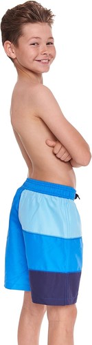 Zoggs Boys Grid Work Panel Shorts, Navy / Blue, 25 / medium - Picture 2 of 3