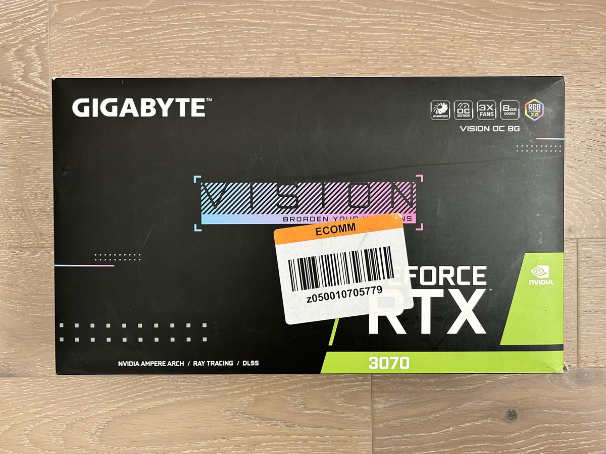 GIGABYTE GeForce RTX 3070 Vision OC 8G | eBay
