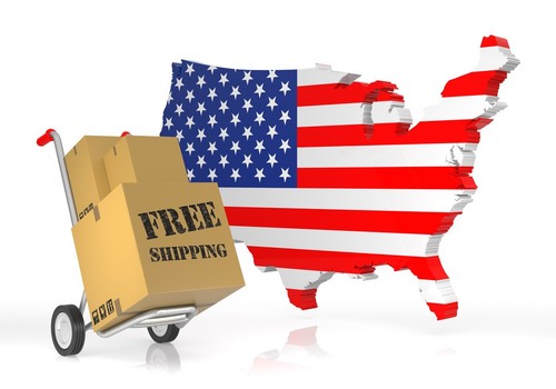 Wyoming with American Flag Novelty Metal Dog Tag Necklace DT-12469 - Imagen 4 de 5